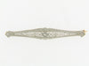18K-WG+YG DIAMOND BROOCH