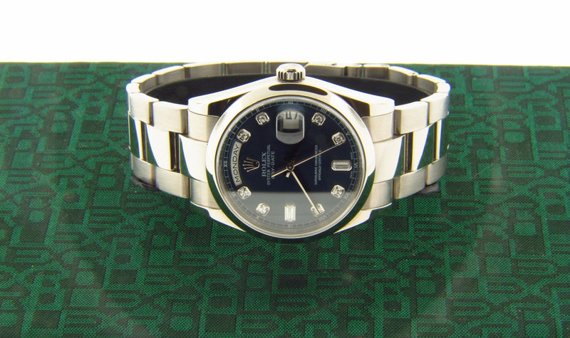 18K White Gold, Day/Date Rolex Wristwatch | 18 Karat Appraisers | Beverly Hills, CA | Fine Jewelry