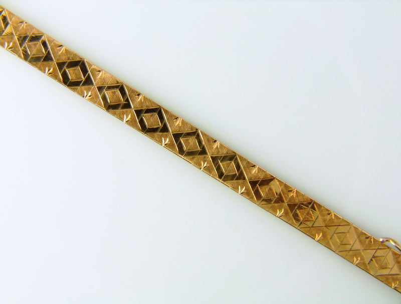Retro 14K Yellow Gold, Bracelet | 18 Karat Appraisers | Beverly Hills, CA | Fine Jewelry