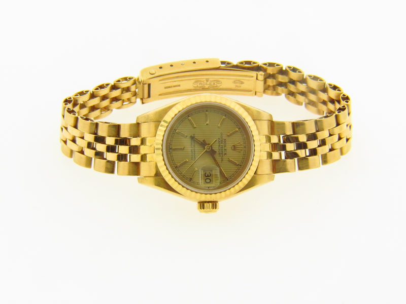 Lady's 18K Yellow Gold Rolex Watch | 18 Karat Appraisers | Beverly Hills, CA | Fine Jewelry