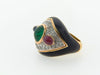 18K Yellow Gold Diamond and Gemstone Ring | 18 Karat Appraisers | Beverly Hills, CA | Fine Jewelry