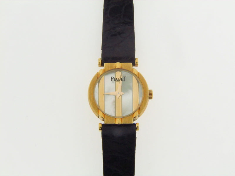 LADIES 18K YELLOW GOLD PIAGET POLO WRISTWATCH | 18 Karat Appraisers | Beverly Hills, CA | Fine Jewelry