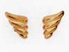 14K-YG FLUTED EARRINGS | 18 Karat Appraisers | Beverly Hills, CA | Fine Jewelry