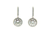 Platinum Diamond Dangling Earrings | 18 Karat Appraisers | Beverly Hills, CA | Fine Jewelry