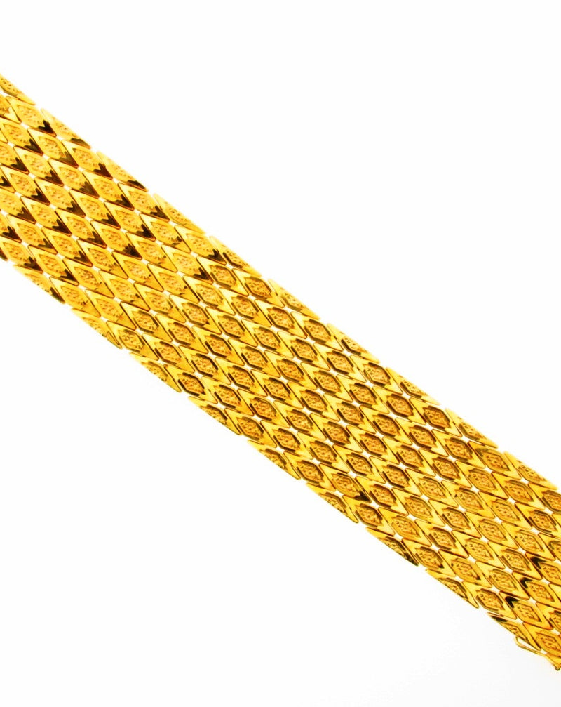 Retro 18K Yellow Gold Bracelet | 18 Karat Appraisers | Beverly Hills, CA | Fine Jewelry