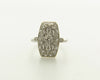 Art Deco, Platinum Diamond Ring