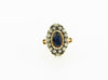 Victorian 18K Yellow Gold Sapphire and Diamond Ring | 18 Karat Appraisers | Beverly Hills, CA | Fine Jewelry