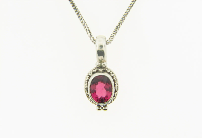 18K White Gold Tourmaline Pendant | 18 Karat Appraisers | Beverly Hills, CA | Fine Jewelry