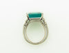 Platinum, Emerald and Diamond Ring | 18 Karat Appraisers | Beverly Hills, CA | Fine Jewelry