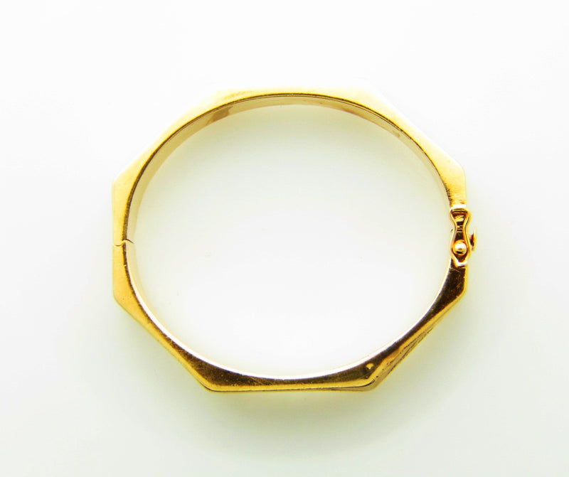 Victorian 14K Yellow Gold, Bangle Bracelet | 18 Karat Appraisers | Beverly Hills, CA | Fine Jewelry