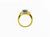 18K Yellow Gold Tanzanite and Diamond Ring | 18 Karat Appraisers | Beverly Hills, CA | Fine Jewelry