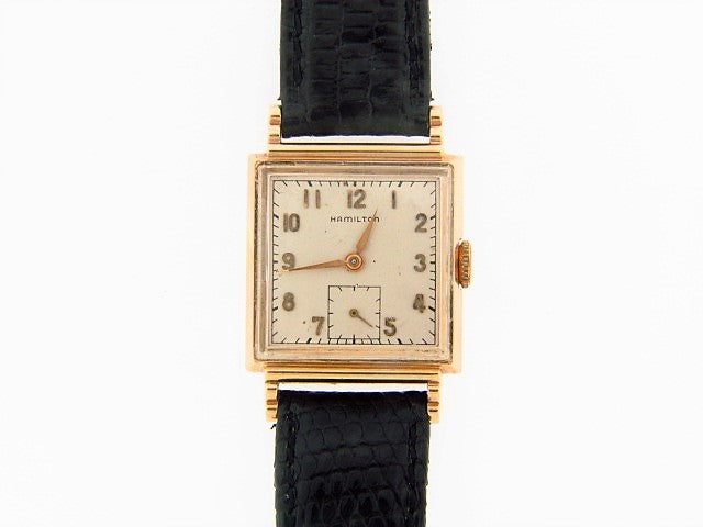 14K-YG WRISTWATCH BY "HAMILTON" | 18 Karat Appraisers | Beverly Hills, CA | Fine Jewelry