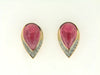 14K yellow gold Pink Tourmaline and Diamond Earrings | 18 Karat Appraisers | Beverly Hills, CA | Fine Jewelry
