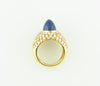 18K Yellow Gold, Sapphire and Diamond Ring | 18 Karat Appraisers | Beverly Hills, CA | Fine Jewelry