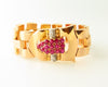 18K Rose Gold Ruby and Diamond Bracelet | 18 Karat Appraisers | Beverly Hills, CA | Fine Jewelry
