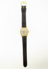 Gent's 18K Yellow Gold and Leather Strap Wristwatch