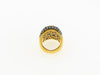 18K Yellow Gold, Diamond, Sapphire, and Ruby Ring | 18 Karat Appraisers | Beverly Hills, CA | Fine Jewelry