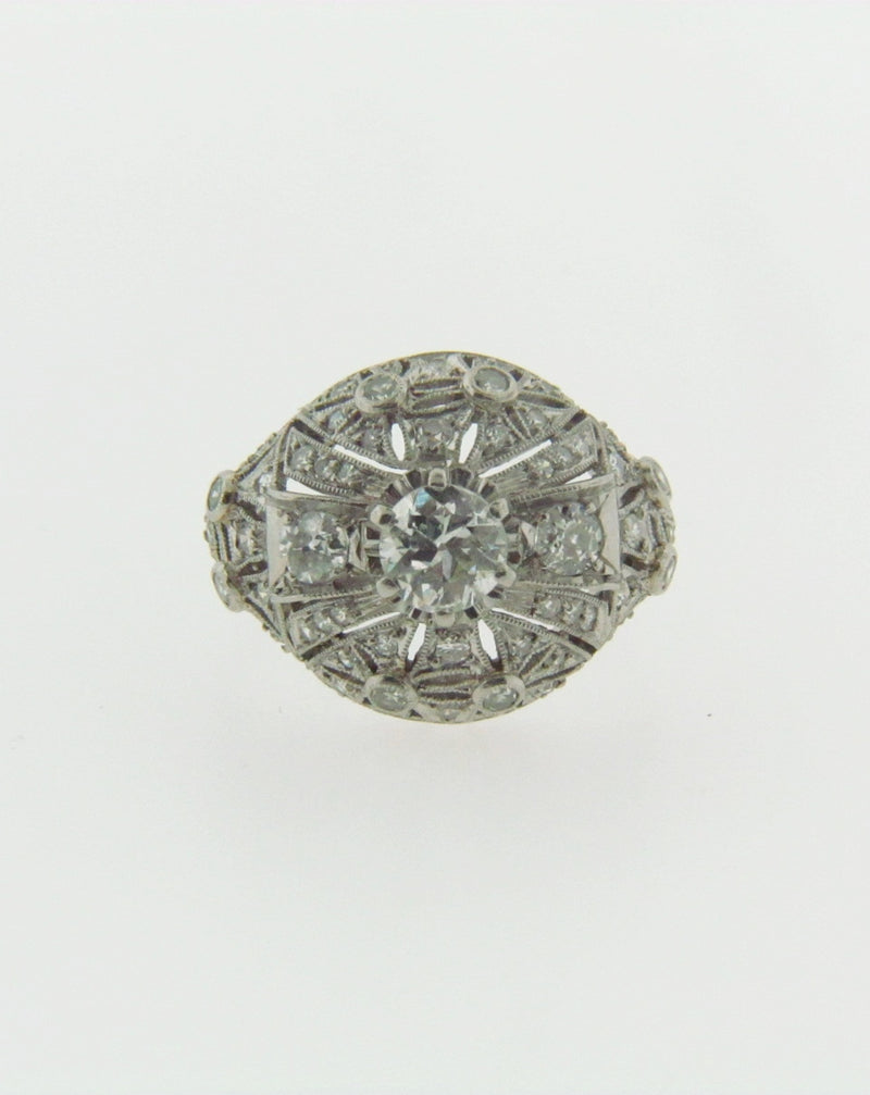 PLATINUM DIAMOND RING | 18 Karat Appraisers | Beverly Hills, CA | Fine Jewelry