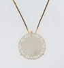 14K-YG CARVED MOTHER OF PEARL PENDANT | 18 Karat Appraisers | Beverly Hills, CA | Fine Jewelry