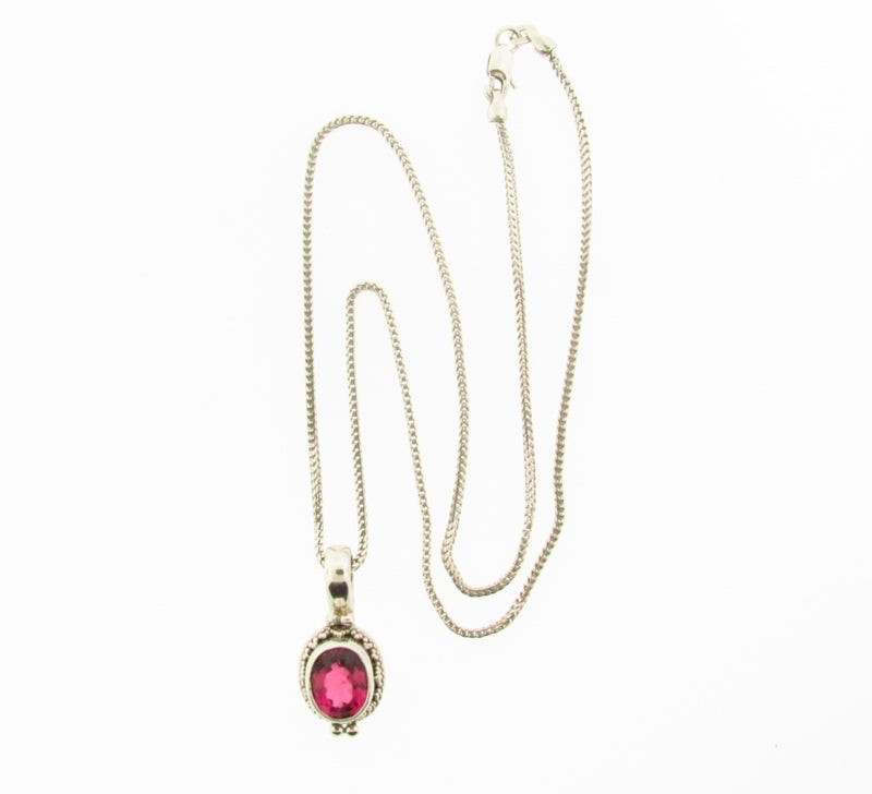 18K White Gold Tourmaline Pendant | 18 Karat Appraisers | Beverly Hills, CA | Fine Jewelry