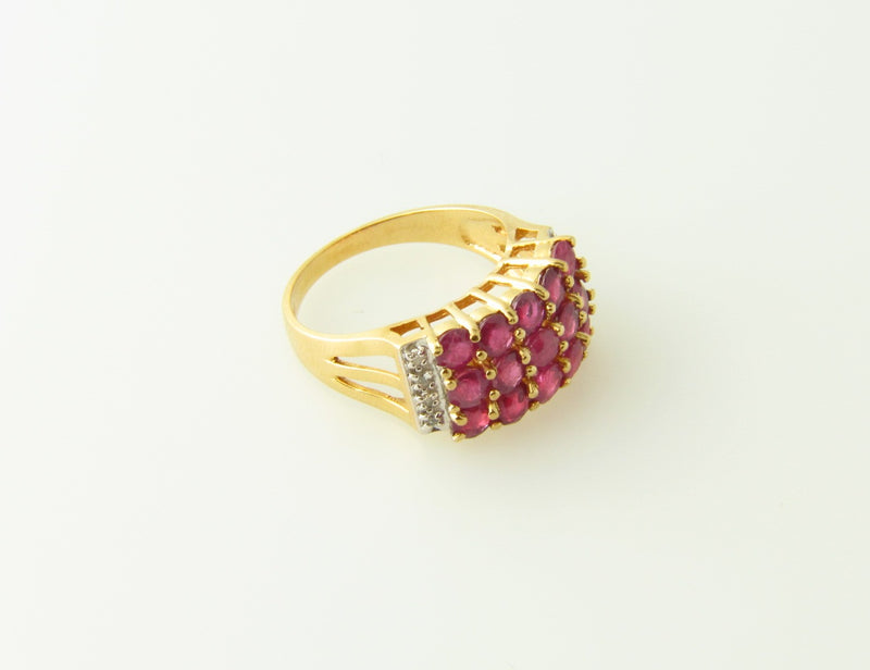 14K Yellow Gold, Ruby and Diamond Ring | 18 Karat Appraisers | Beverly Hills, CA | Fine Jewelry