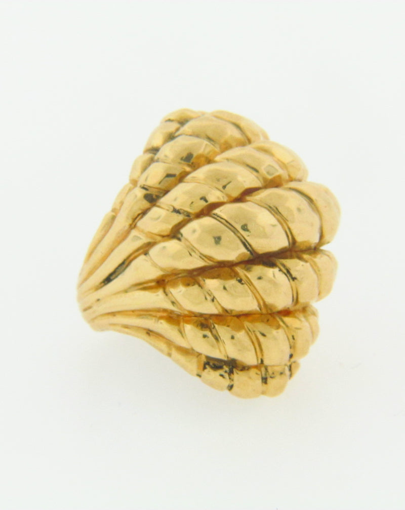18K YELLOW GOLD RING BY 