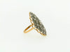 18K Yellow Gold and Platinum Diamond Filigree Ring | 18 Karat Appraisers | Beverly Hills, CA | Fine Jewelry