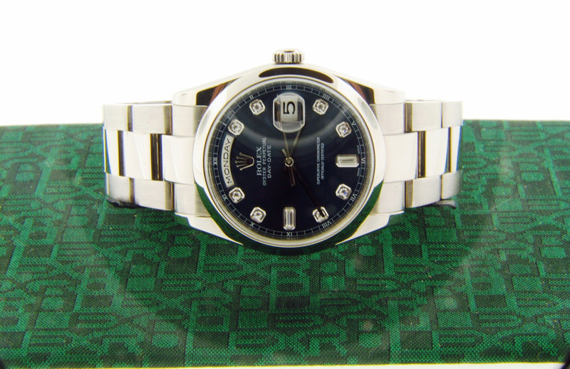 18K White Gold, Day/Date Rolex Wristwatch | 18 Karat Appraisers | Beverly Hills, CA | Fine Jewelry