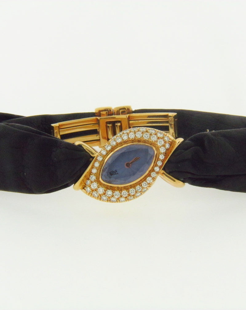 LADIES 18K YELLOW GOLD AUDEMARS PIGUET BAROQUE WRISTWATCH
