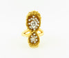 18K Yellow Gold Diamond Cluster Ring | 18 Karat Appraisers | Beverly Hills, CA | Fine Jewelry