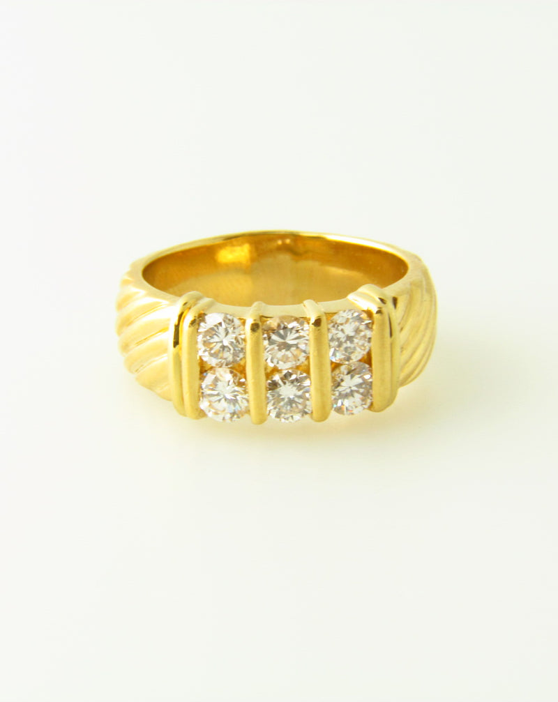 18K Yellow Gold, Diamond Ring | 18 Karat Appraisers | Beverly Hills, CA | Fine Jewelry