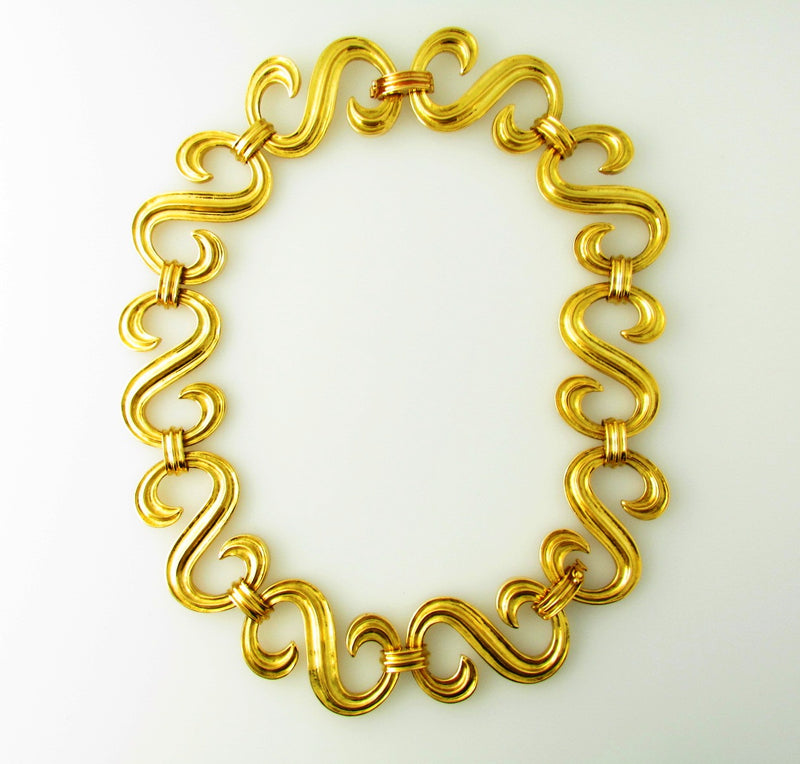 18K-YG S-LINK NECKLACE BY "WANDER" | 18 Karat Appraisers | Beverly Hills, CA | Fine Jewelry