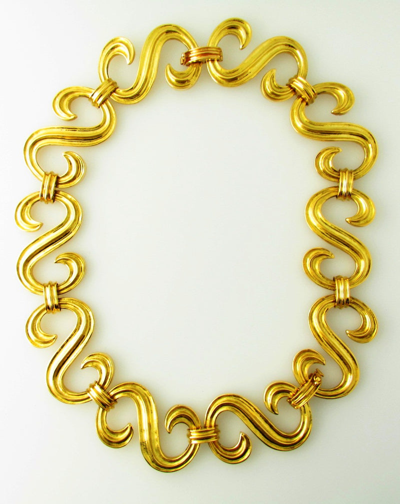 18K-YG S-LINK NECKLACE BY 