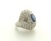 Platinum Sapphire and Diamond Ring | 18 Karat Appraisers | Beverly Hills, CA | Fine Jewelry