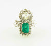 14K White Gold, Emerald and Diamond Ring | 18 Karat Appraisers | Beverly Hills, CA | Fine Jewelry