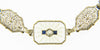 Art Deco 14K White Gold Bracelet | 18 Karat Appraisers | Beverly Hills, CA | Fine Jewelry