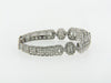 Art Deco, Platinum Diamond and Emerald Bracelet