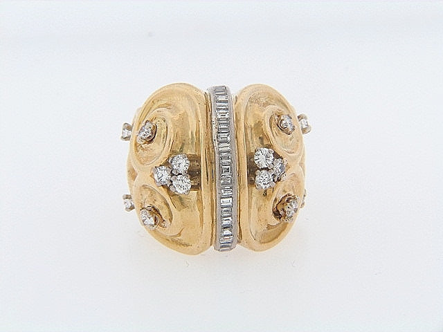 18K-YG DIAMOND DOME RING | 18 Karat Appraisers | Beverly Hills, CA | Fine Jewelry