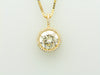 18K Yellow Gold Diamond Solitaire Pendant | 18 Karat Appraisers | Beverly Hills, CA | Fine Jewelry
