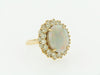 14K YELLOW GOLD OPAL AND DIAMOND RING | 18 Karat Appraisers | Beverly Hills, CA | Fine Jewelry