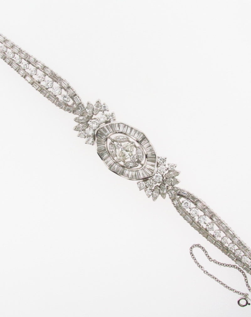 Platinum Diamond Bracelet | 18 Karat Appraisers | Beverly Hills, CA | Fine Jewelry