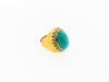 14K Yellow Gold Turquoise and Diamond Ring | 18 Karat Appraisers | Beverly Hills, CA | Fine Jewelry