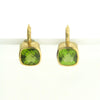 18K Yellow Gold Peridot Earrings | 18 Karat Appraisers | Beverly Hills, CA | Fine Jewelry
