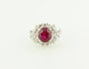 PLATINUM RUBY AND DIAMOND RING | 18 Karat Appraisers | Beverly Hills, CA | Fine Jewelry