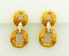 18K Yellow Gold, Diamond Door Knocker Earrings | 18 Karat Appraisers | Beverly Hills, CA | Fine Jewelry