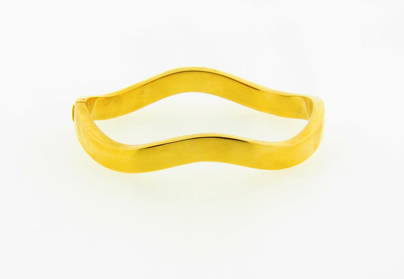 18K Yellow Gold Bangle Bracelet by "Tiffany & Co." | 18 Karat Appraisers | Beverly Hills, CA | Fine Jewelry