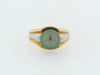 18K-YG AND PLATINUM BLACK TAHITIAN PEARL RING | 18 Karat Appraisers | Beverly Hills, CA | Fine Jewelry