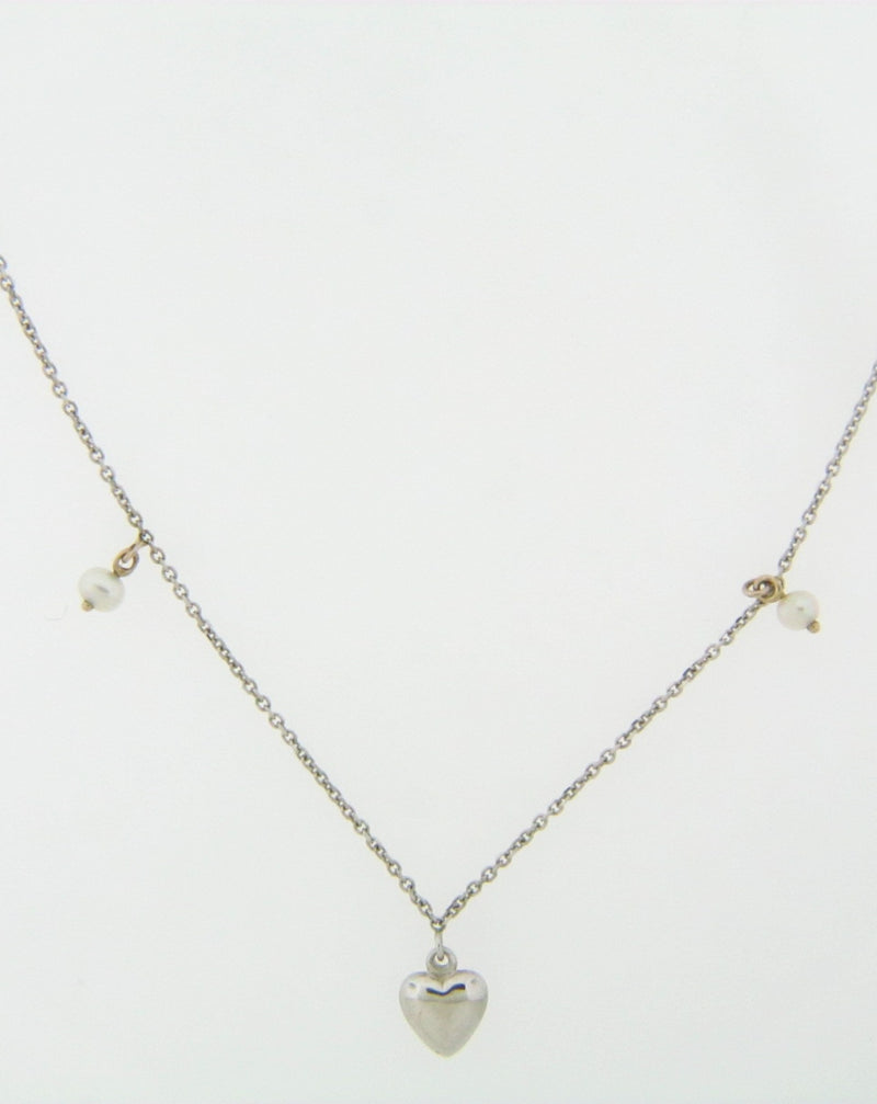 14K WHITE GOLD NECKLACE | 18 Karat Appraisers | Beverly Hills, CA | Fine Jewelry