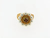 18K Yellow Gold Ruby and Pearl Dome Ring | 18 Karat Appraisers | Beverly Hills, CA | Fine Jewelry