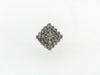 14K-WG DIAMOND CLUSTER RING